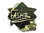 Sticker | FASHR (Gold) | Rio 2022 image