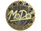 Sticker | MoDo (Gold) | Cologne 2026 image