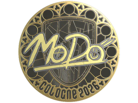 Sticker | MoDo (Gold) | Cologne 2026 image