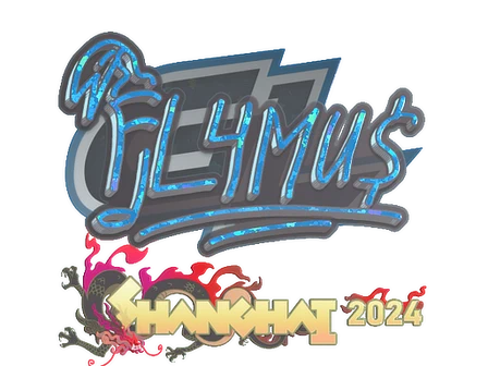 Sticker | FL4MUS (Glitter) | Shanghai 2024 image