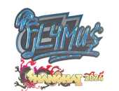 Sticker | FL4MUS (Glitter) | Shanghai 2024 image