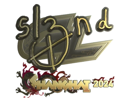 Sticker | sl3nd (Gold) | Shanghai 2024 image