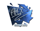 Sticker | apEX (Foil) | Cologne 2016 image