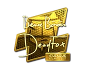 Sticker | DeadFox (Gold) | Atlanta 2017 image