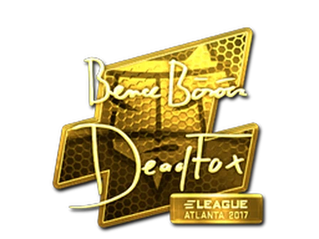 Sticker | DeadFox (Gold) | Atlanta 2017 image