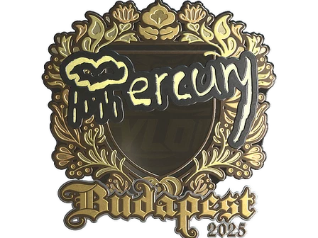 Sticker | Mercury (Gold) | Budapest 2025 image