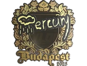 Sticker | Mercury (Gold) | Budapest 2025 image