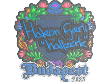 Sticker | hallzerk (Embroidered) | Budapest 2025 image