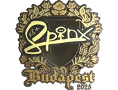 Sticker | Spinx (Gold) | Budapest 2025 image