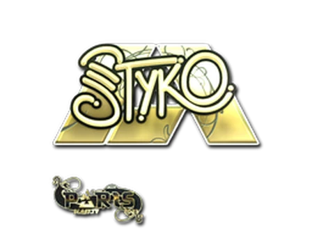 Sticker | STYKO (Gold) | Paris 2023 image