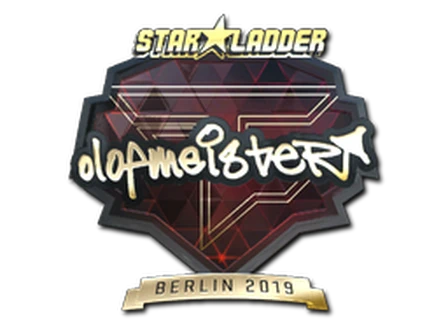 Sticker | olofmeister (Gold) | Berlin 2019 image