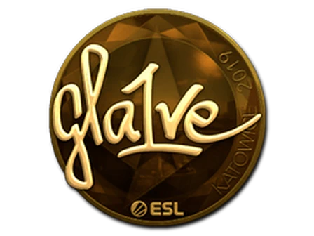 Sticker | gla1ve (Gold) | Katowice 2019 image
