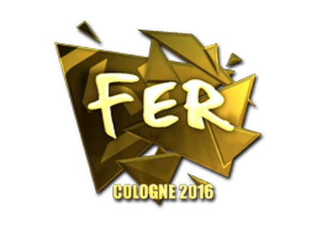 Sticker | fer (Gold) | Cologne 2016 image