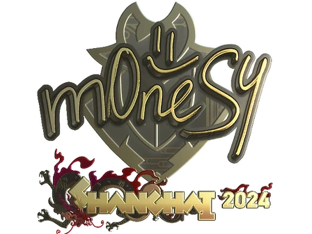 Sticker | m0NESY (Gold) | Shanghai 2024 image
