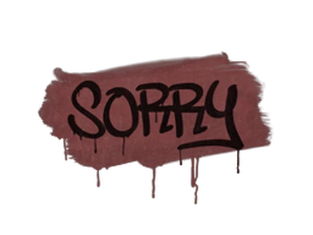 Sealed Graffiti | Sorry (Brick Red) image