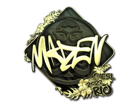 Sticker | maden (Gold) | Rio 2022 image