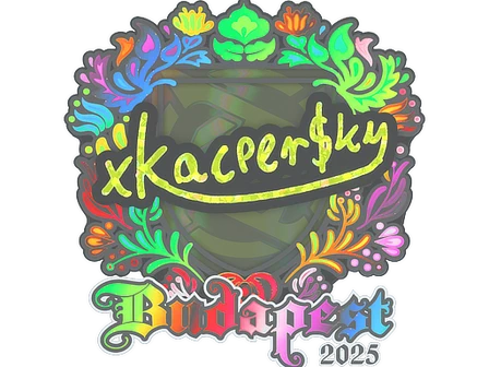 Sticker | xKacpersky (Holo) | Budapest 2025 image
