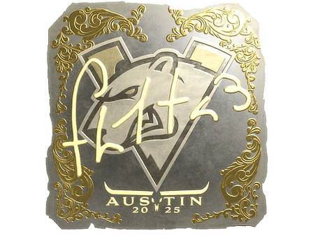 Sticker | FL1T (Gold) | Austin 2025 image