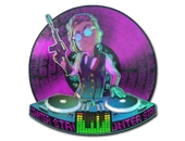 Sticker | DJ Safecracker (Lenticular) image
