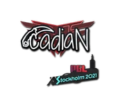 Sticker | cadiaN | Stockholm 2021 image