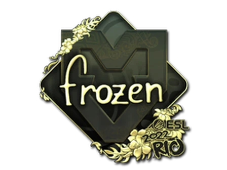 Sticker | frozen (Gold) | Rio 2022 image