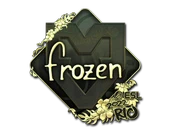 Sticker | frozen (Gold) | Rio 2022 image
