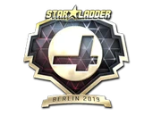 Sticker | CR4ZY (Gold) | Berlin 2019 image