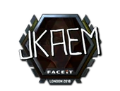 Sticker | jkaem (Foil) | London 2018 image