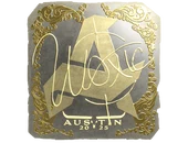 Sticker | woxic (Gold) | Austin 2025 image
