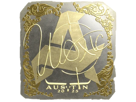 Sticker | woxic (Gold) | Austin 2025 image