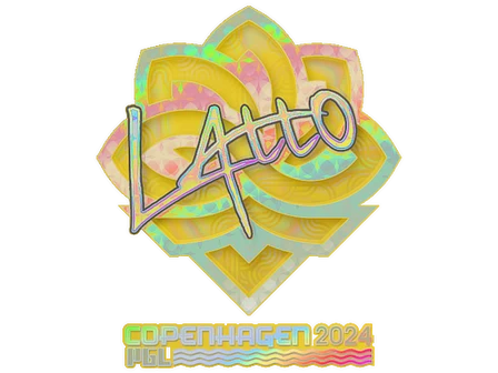 Sticker | latto (Holo) | Copenhagen 2024 image