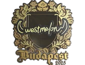 Sticker | westmelon (Gold) | Budapest 2025 image