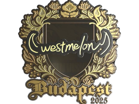 Sticker | westmelon (Gold) | Budapest 2025 image