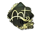 Sticker | arT (Gold) | Rio 2022 image