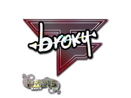 Sticker | broky (Glitter) | Paris 2023 image