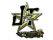 Sticker | JT (Gold) | Antwerp 2022 image