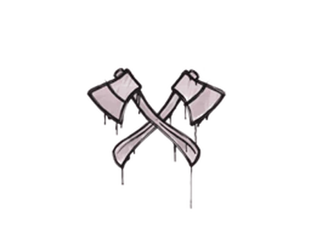 Sealed Graffiti | X-Axes (War Pig Pink) image