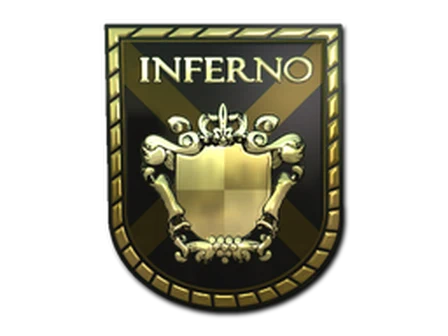 Sticker | Inferno (Gold) image