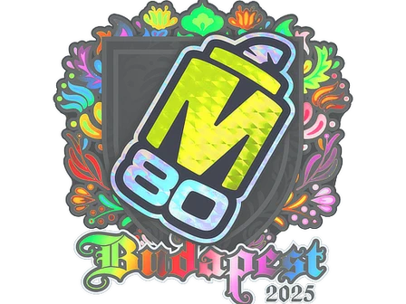 Sticker | M80 (Holo) | Budapest 2025 image