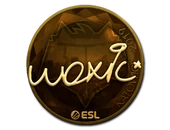 Sticker | woxic (Gold) | Katowice 2019 image