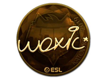 Sticker | woxic (Gold) | Katowice 2019 image