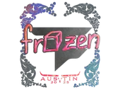 Sticker | frozen (Holo) | Austin 2025 image
