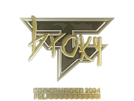 Sticker | broky (Gold) | Copenhagen 2024 image
