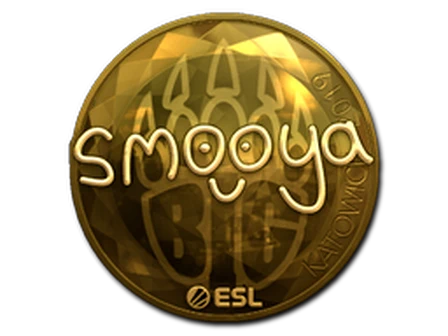 Sticker | smooya (Gold) | Katowice 2019 image