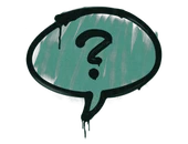 Sealed Graffiti | Question Mark (Frog Green) image