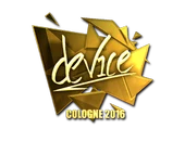 Sticker | device (Gold) | Cologne 2016 image