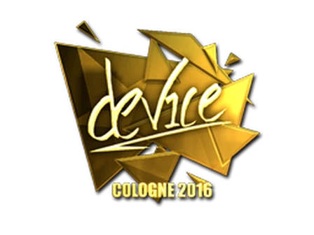Sticker | device (Gold) | Cologne 2016 image