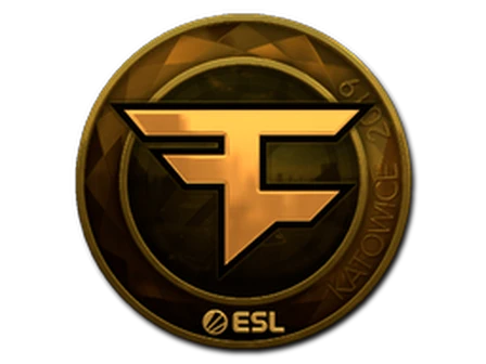 Sticker | FaZe Clan (Gold) | Katowice 2019 image