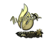 Sticker | nicoodoz (Gold) | Antwerp 2022 image