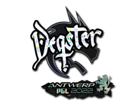 Sticker | degster (Glitter) | Antwerp 2022 image